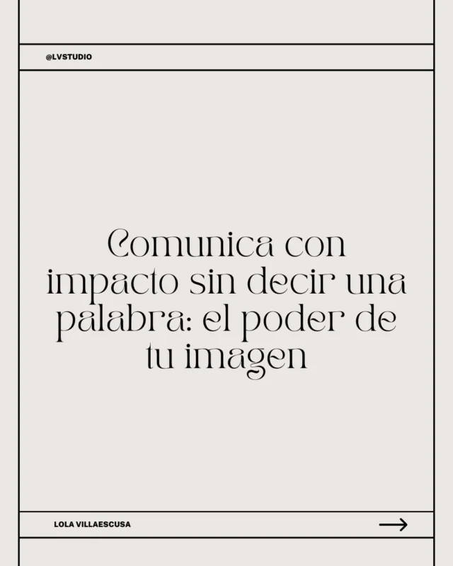 🔹 Comunica con impacto sin decir una palabra: el poder de tu imagen 🔹

Tu imagen no es solo una proyección externa, es una declaración silenciosa de quién eres.
Sin darte cuenta, reflejas tu personalidad, valores, estilo de vida… incluso cómo te sientes contigo misma. ¡Cuenta tu historia!

Es tu carta de presentación al mundo, tu manera de decir: “Aquí estoy, y esto es lo que represento”, sin necesidad de abrir la boca.

Y no, no se trata de “ir mona” o de impresionar a nadie. Se trata de alinearte contigo, con tu propósito, con tu marca personal. Porque la forma en la que te muestras… también habla de ti.

Entonces si realmente quieres comunicar con impacto sin decir una palabra, empieza por aquí:

✨Define tu estilo de marca. ¿Eres elegante, creativa, sobria, disruptiva? Que tus prendas y tu mensaje lo cuenten sin rodeos.

✨Cuida tu comunicación no verbal . La forma en la que te plantas en el mundo dice más que cualquier currículum.

✨Sé coherente. Lo que muestras en redes debe estar alineado con lo que transmites en persona. No hay marca más poderosa que la autenticidad.

✨Elige con intención. Colores, texturas, cortes. Todo lo que eliges ponerte habla. Las prendas tienen sus propios códigos para expresar un mensaje. ¿Lo estás haciendo desde la consciencia o desde la prisa?

✨Autoconocimiento es seguridad: Conoce y reconoce los valores de tu imagen, de tu marca.  La seguridad es magnética, y se nota. Trabaja en tu imagen de marca desde el autoconocimiento, no desde la exigencia.

Recuerda: tu imagen de Marca ya está hablando. La pregunta es:
👉 ¿Te está representando como mereces?

Te leo. 💬👇

#MarcaPersonalFemenina #ImagenConPropósito #VisibilidadConEstilo #MujeresQueImpactan #EstiloQueHabla