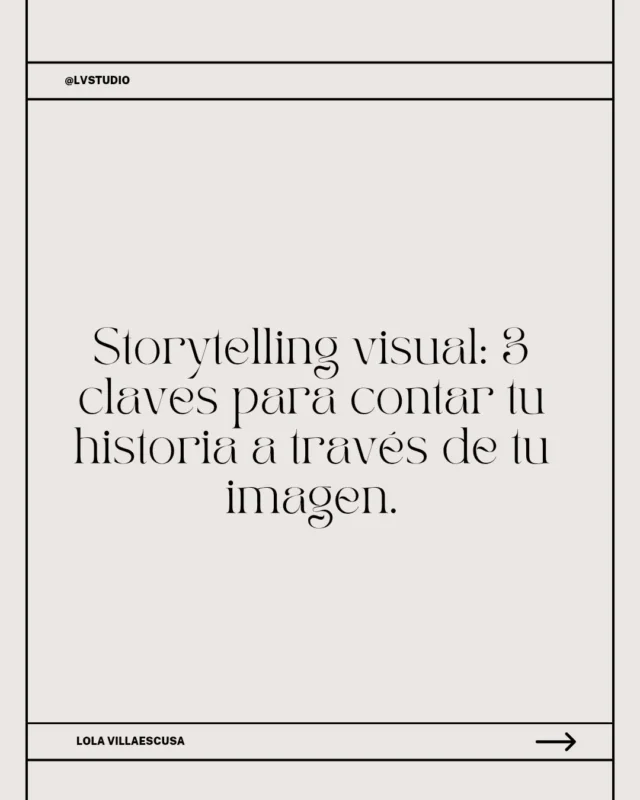 Tu imagen cuenta tu historia, es una declaración silenciosa de quién eres.

Sin decir una sola palabra, estás contando algo. ¿La pregunta es: qué estás contando?

Reflejas tu personalidad, tus valores, tu estilo de vida… incluso cómo te sientes contigo misma.
Sí, incluso ese día que dices: “me puse lo primero que vi” o “mi imagen no va alineada con la profesional que soy” 😅.

🧠 ¿Y si empezaras a usar tu imagen como una herramienta de storytelling?
Porque tu estilo también puede persuadir, conectar, liderar.

Aquí te dejo 3 claves para empezar a construir tu historia visual con intención.
La imagen también es estrategia, y tú puedes usarla a tu favor.

✨ Porque tu imagen es tu carta de presentación al mundo.
Tu forma de decir: “Aquí estoy, y esto es lo que represento”.

#Imagenvisualdemarca  #Imagenprofesional #Imagenycomunicacion
#Imagenyvisibilidad #Marcapersonal #LolaVillaescusa